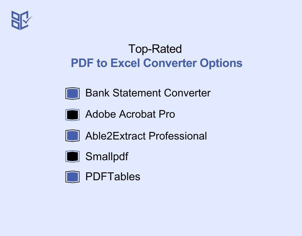 Top-Rated PDF to Excel Converter Options